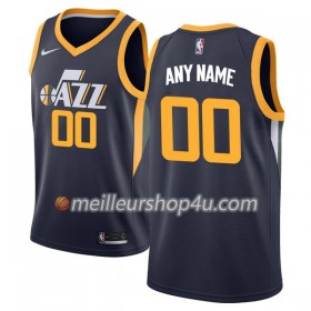 Maillot Basket Homme Utah Jazz Personnalisé Nike 2017-18 Navy Swingman